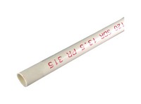 Charlotte Pipe SDR21 PVC Pressure Pipe 1/2 in. D X 10 ft. L Plain End 200 psi
