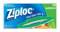 Ziploc Clear Sandwich Bag 90 pk