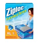 Ziploc Flexible 10.9 in. H X 16 in. W X 13 in. D Storage Tote