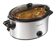 Hamilton Beach 6 qt Silver Stainless Steel Slow Cooker