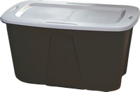 Homz 20 in. H X 31.875 in. W X 17.75 in. D Stackable Storage Tote