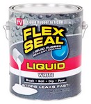 FLEX SEAL Family of Products FLEX SEAL White Liquid Rubber Sealant Coating 1 gal