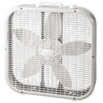 Lasko 21-3/4 in. H X 20 in. D 3 speed Box Fan