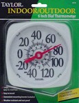 Taylor Dial Thermometer Plastic White