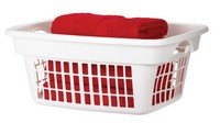 Sterilite White Plastic Laundry Basket