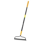 John Deere 66 in. 15 Tine Steel Bow Rake Fiberglass Handle