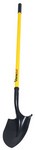 Home Plus 57 in. Steel Round Digging Shovel Fiberglass Handle