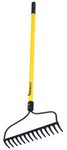 Home Plus 61 in. 14 Tine Steel Bow Rake Fiberglass Handle