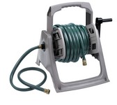 Suncast Hose Handler 100 ft. Taupe Retractable Wall Mounted Hose Reel