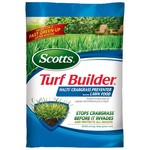 Scotts Turf Builder Halts 30-0-4 Crabgrass Preventer Lawn Fertilizer For Multiple Grass Types 15000