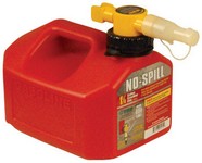 No-Spill Plastic Gas Can 1.25 gal