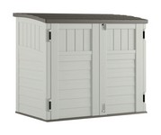 Suncast 4 ft. x 2 ft. Plastic Horizontal Storage Shed with Floor Kit