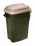 Rubbermaid Roughneck 30 gal Plastic Garbage Can Lid Included