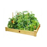 Miracle-Gro 5.5 in. H X 48 in. W Cedar Elevated Garden Bed Kit Brown