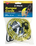 Keeper Multicolored Bungee Cord 24 in. L X 0.315 in. T 3 pk