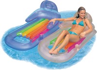 Intex King Kool Assorted Vinyl Inflatable Pool Floating Lounger