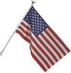 Valley Forge American Flag Kit 36 in. H X 60 in. W