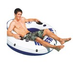 Intex River Run Blue/White Vinyl Inflatable Floating Tube