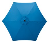 Living Accents 9 ft. Tiltable Royal Blue Market Umbrella