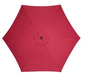 Living Accents 9 ft. Tiltable Red Market Umbrella