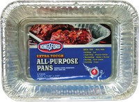 Kingsford Aluminum Grilling Pan 15.75 in. L X 11.25 in. W 4 pk