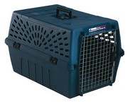 Aspen Pet Pet Porter Plastic Pet Carrier Black/Gray 14.5 in. H X 16.7 in. W X 24 in. D
