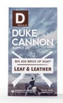 Duke Cannon Leaf & Leather Scent Bar Soap 10 oz