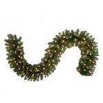Celebrations Platinum 9 ft. L Incandescent Prelit Multicolored Mixed Pine Christmas Garland