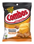 Combos Baked Snacks Cheddar Cheese Filled Pretzels 6.3 oz Bagged