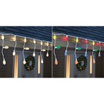 Sylvania Day by Day LED Multi-color 20 count Icicle Lights 6 ft.