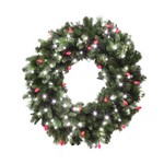 Celebrations 36 in. Dia. LED Prelit Christmas Wreath