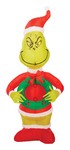 Gemmy Airblown 48 in. Santa Grinch Inflatable