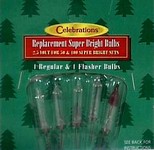 Celebrations Mini Clear/Warm White 5 ct Replacement Christmas Light Bulbs