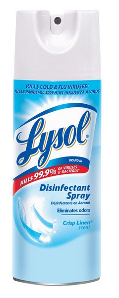 Lysol Crisp Linen  Disinfectant Spray 12.5 oz 1 pk