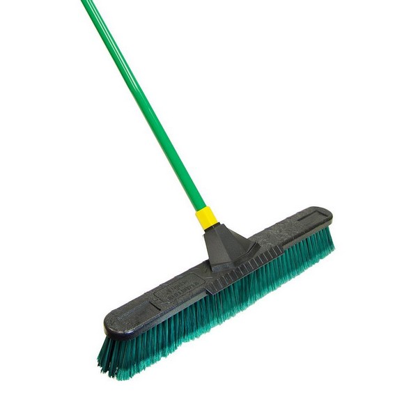 Quickie Bulldozer Polypropylene 24 in. Multi-Surface Push Broom