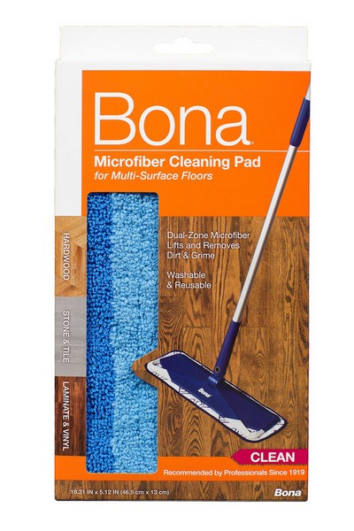 Bona Microplus 4 in. W X 15 in. L Flat Microfiber Deep Clean Pad 1 pk