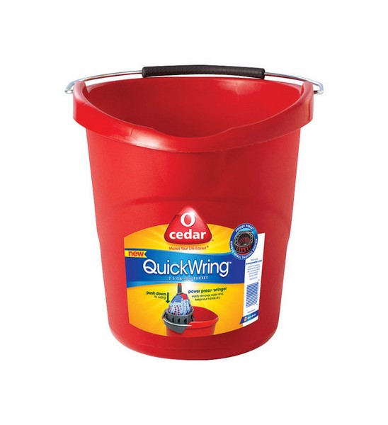 O-Cedar 2 qt Wringer Bucket Red