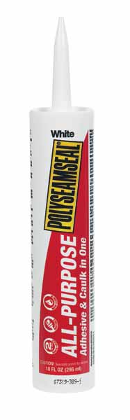 Loctite Polyseamseal White Acrylic Latex All Purpose Adhesive Caulk 10 oz