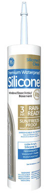GE Advanced Clear Silicone 2 Window and Door Caulk Sealant 10.1 oz