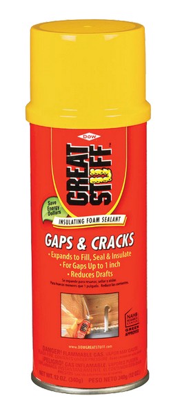 Great Stuff Gaps & Cracks Ivory Polyurethane Foam Insulating Insulating Sealant 12 oz