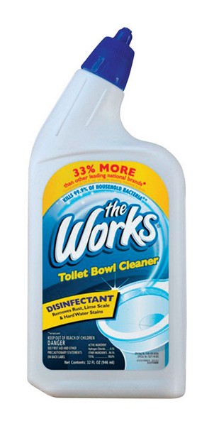 The Works No Scent Toilet Bowl Cleaner 32 oz Liquid