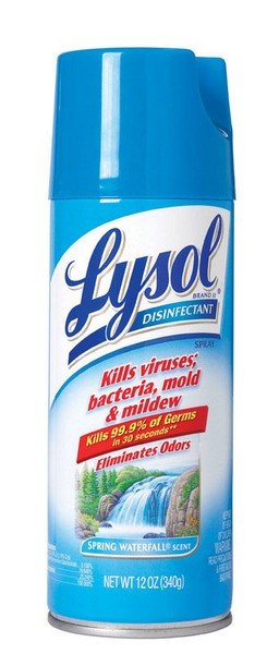 Lysol Spring Waterfall  Disinfectant 12 oz 1 pk