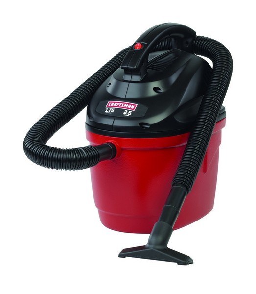 Craftsman 2.5 gal Corded Wet/Dry Vacuum 3 amps 120 V 1.75 HP