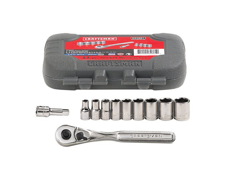 Craftsman® 11 Pc.  Metric 1/400" Drive Socket Wrench Set