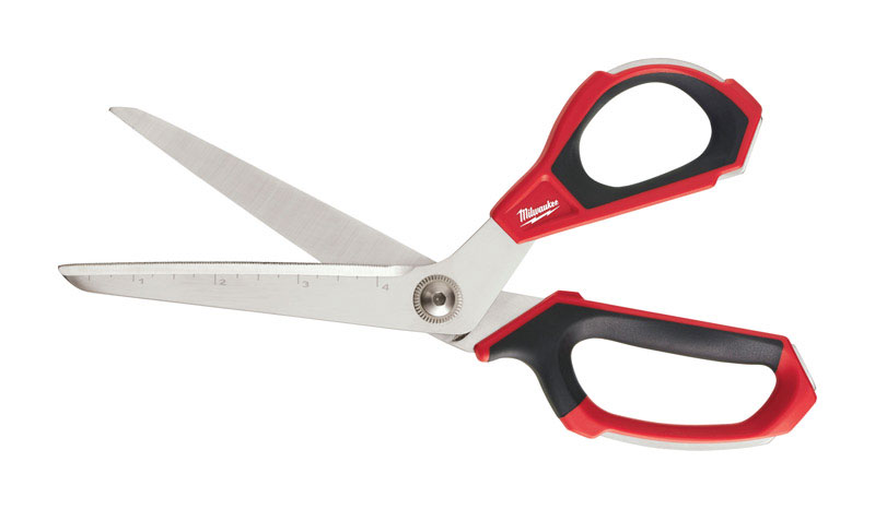 Milwaukee 9.5 in. Iron Carbide Smooth Offset Jobsite Scissors 1 pc