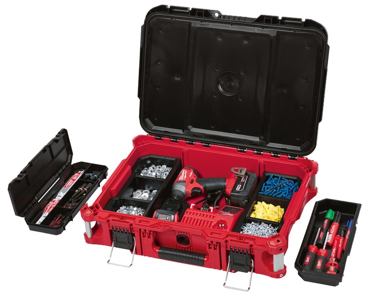 Milwaukee PACKOUT 16.1 in. Tool Box Black/Red