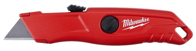 Milwaukee 5-3/4 in. Self-Retracting Safety Knife Red 1 pc