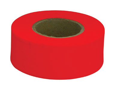 C.H. Hanson 150 ft. L X 1.2 in. W Polyvinyl Flagging Tape Fluorescent Orange
