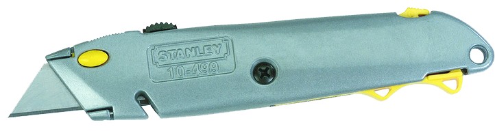 Stanley QuickChange 6-3/8 in. Retractable Utility Knife Gray 1 pk