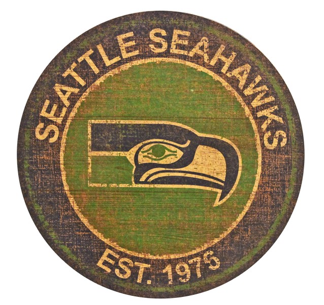 Sign Seahawks Heritage Logo 24"